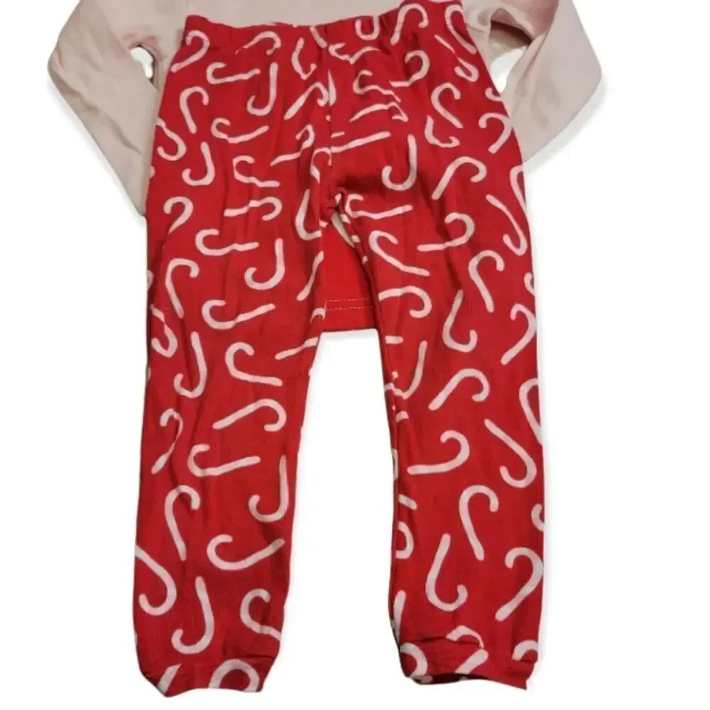 Carter's Peppermint Santa Christmas pajamas 2T